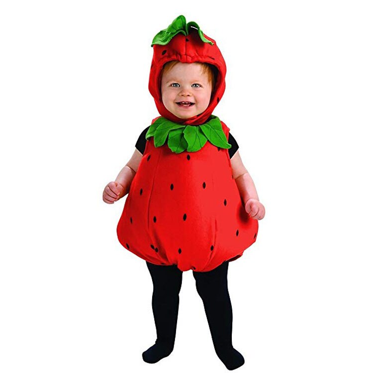 Noël garçons filles fruits Costumes infantile bébé filles bébé barboteuses combinaisons ananas fraise Halloween Cosplay vêtements