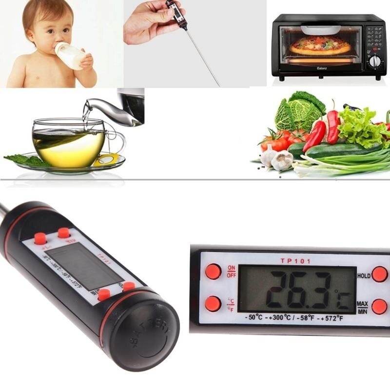 Keuken Elektronische Digitale Vloeibare Thermometer Barbecue Melk Koken Bakken Temperatuur Voedsel Thermometer Keuken Tool
