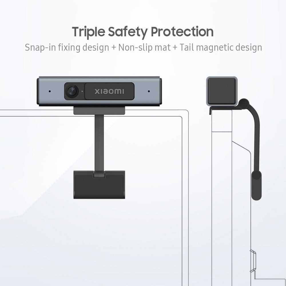 Xiaomi Mi Tv Camera Mini Usb Tv Webcam 1080P Hd Ingebouwde Dual Microfoons Privacy Cover Voor video Vergaderingen Familie Chatten