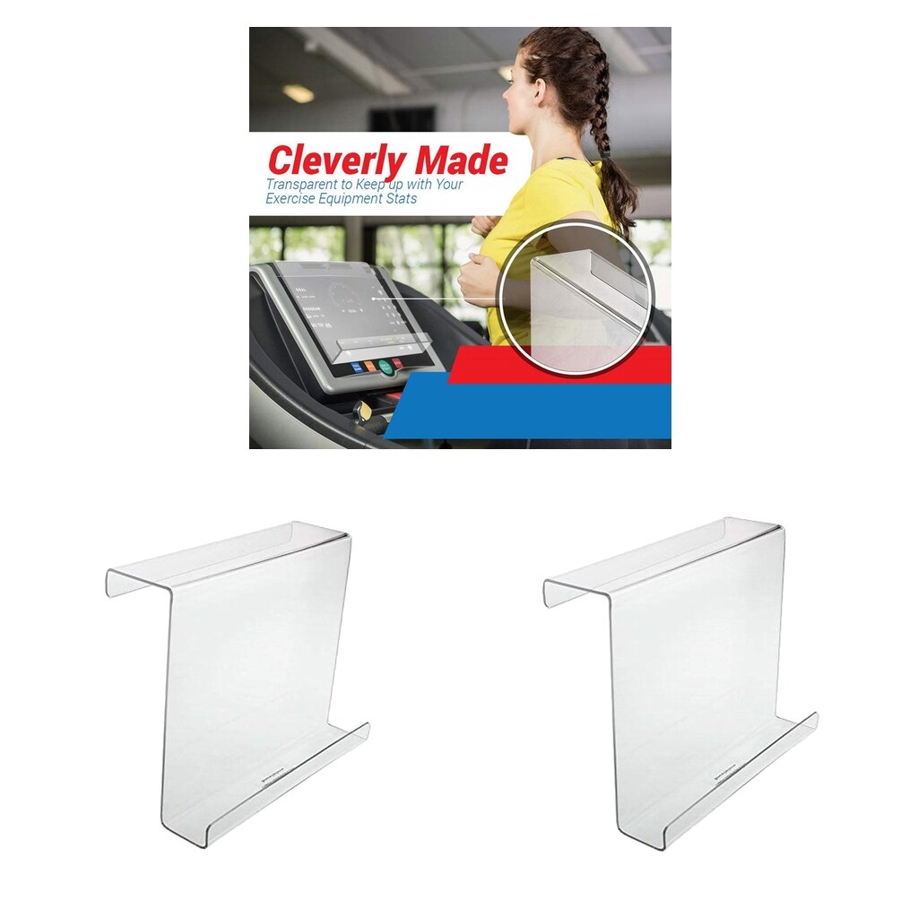 2pc akryl læse display stativ til fitness udstyr bogholder universal