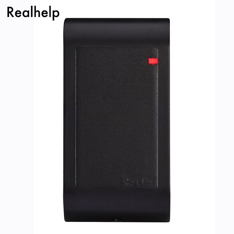 Realhelp Access Control Prox Card Reader IP68 Weatherproof Simple ID 5-15cm Read Range Wiegand Interface 125khz reader
