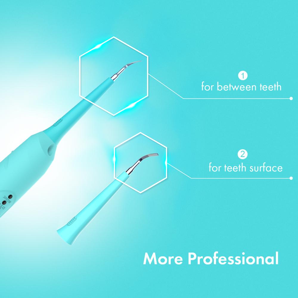 Kit removedor de cálculo Dental, iFanze raspador de sarro eléctrico-el mejor Kit de higiene Dental que incluye un removedor de placa Dental, una Denta