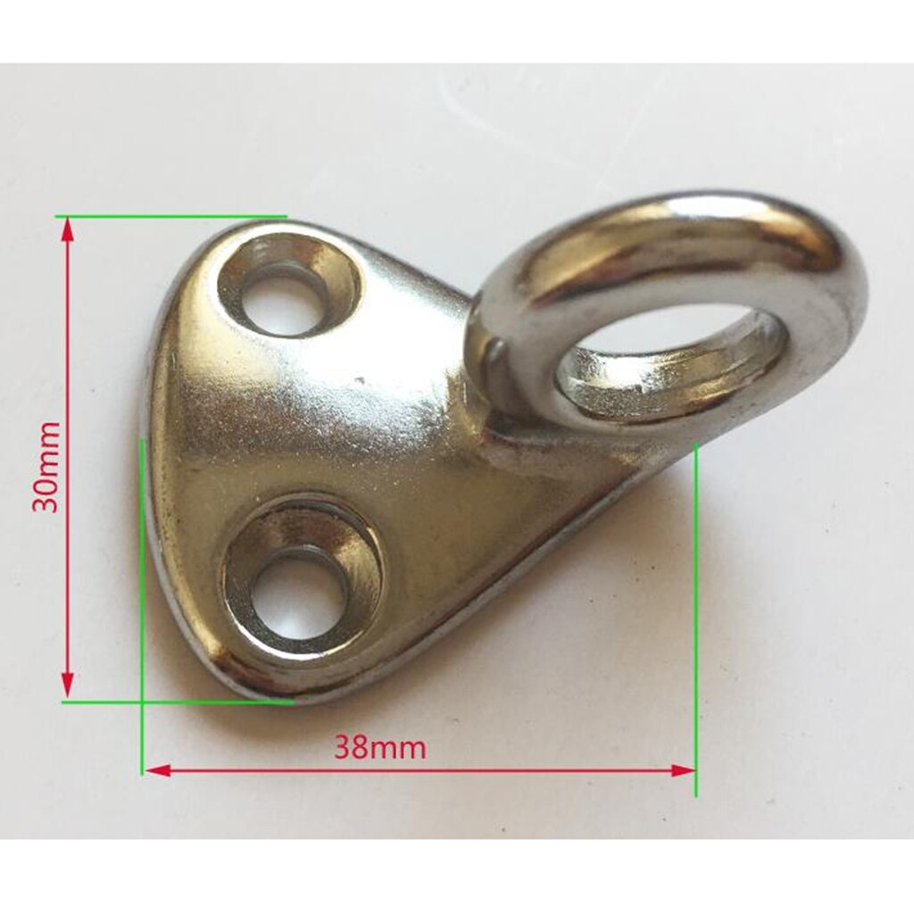 Rustfrit stål krogholder beslag båd marine yacht ring bøje pothook båd anker kæde snap ring forankring enhed