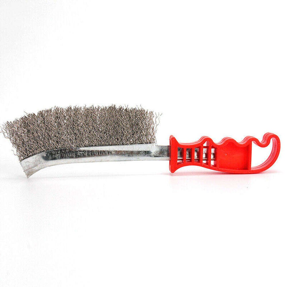 Stainless Steel Wire Brush For Cleaning Metal Rust Removal Welding Seam Stainless Steel + Plastic Stainless Steel Wire Brushes