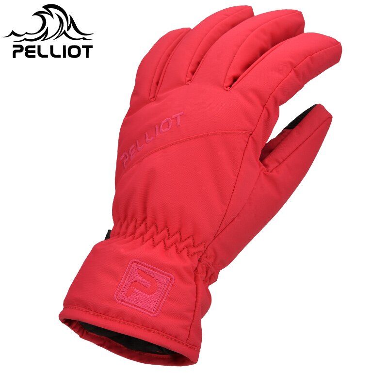 Män kvinnor pelliot skidhandskar vinter snowboard handskar vattentät snowboarding high-q handske utomhus handskar snö slitage