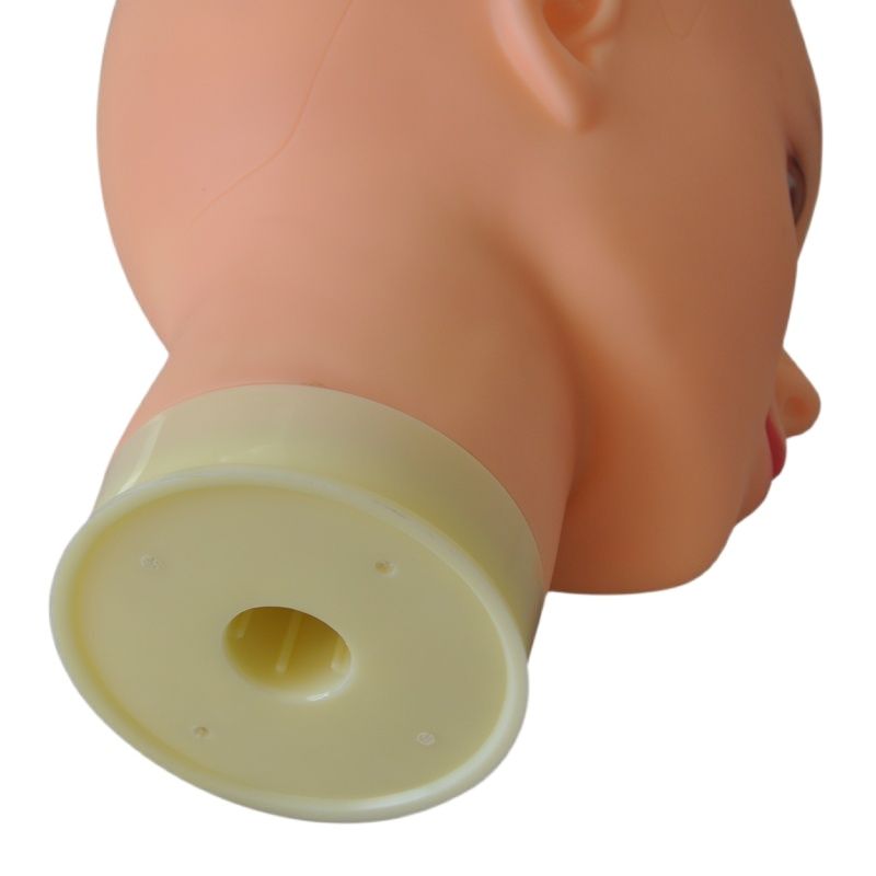 55cm Bald Mannequin Head With Black Table Stand Female Maniquin Head For Wig Making Hat Display Maniqui Wig Stand