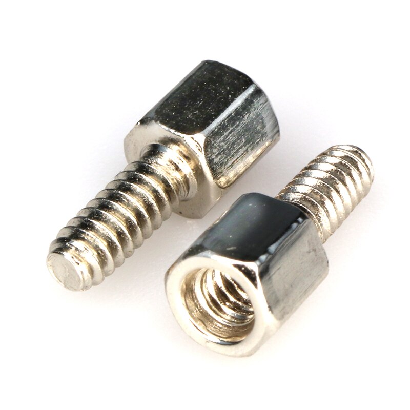 Computer serial parallel port Hexagonal screw RS232 DB head Inch M3*5+7 COM stud iron column nut