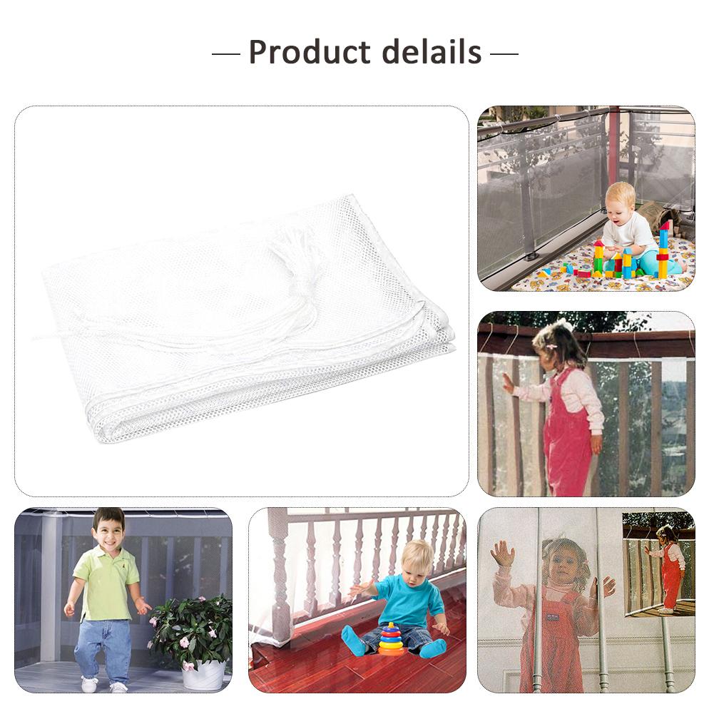 3 Meters Thickened Safe Rail Outdoor Balcony & Stairway Deck Railing Safety Net Banister Stair Net Child Safety Stairs Protector