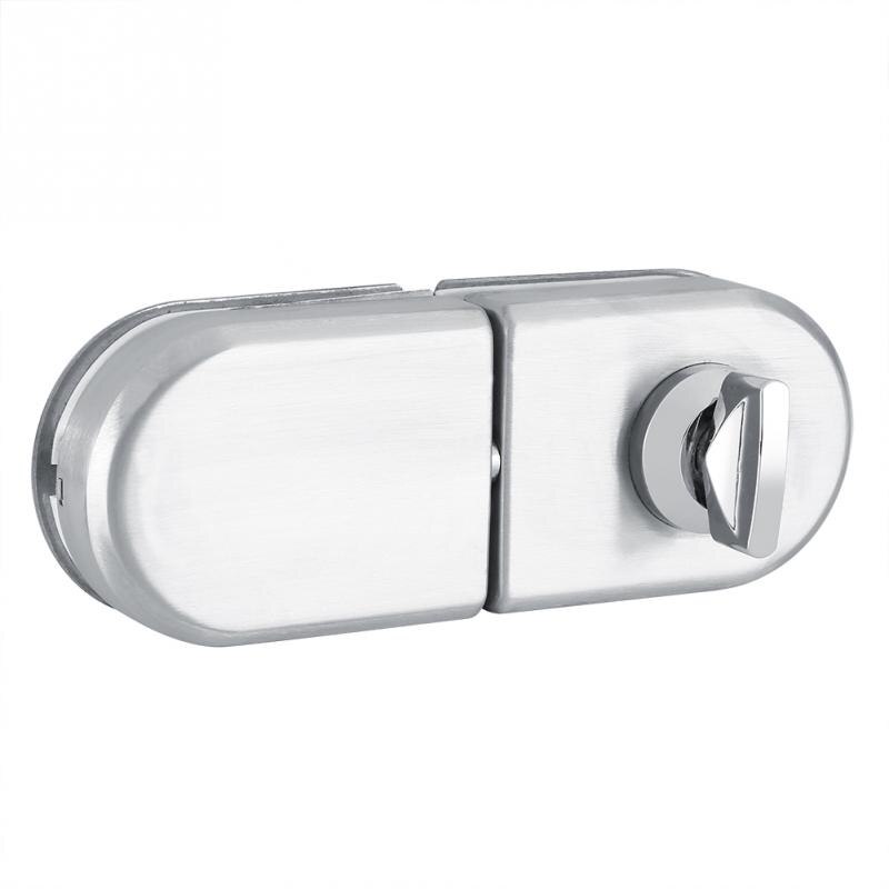 Stainless Steel Glass Door Lock 10~12mm Rotary Knob Open/Close Home Hotel Bathroom Use For Frameless Glass Door Inner Core