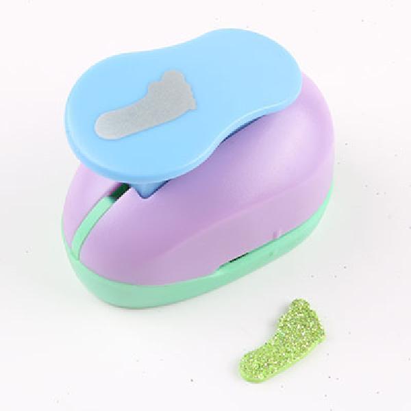 Large Scrapbooking Paper Craft Punch Kids Diary Decorate DIY Cutter Kawaii School Hole Punchers for Handicrafts Drilling Machine: Footprint