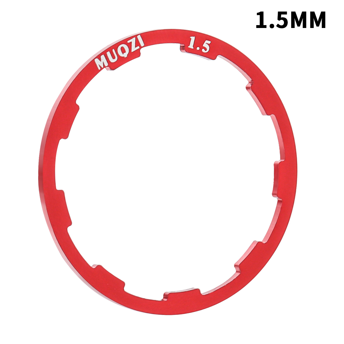 MUQZI-arandela de buje de bicicleta de montaña, 1mm, 1,5mm, 1,85mm, 2mm, 2,18mm, 2,35mm, 2,5mm, junta para 7 8 9 10 11 12 velocidades, espaciador de volante de Cassette: Azul marino