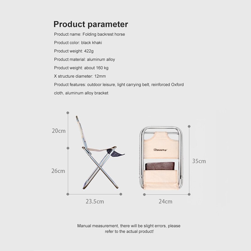 2025 nueva silla plegable para acampar al aire libre moderna ligera 600D tela pa