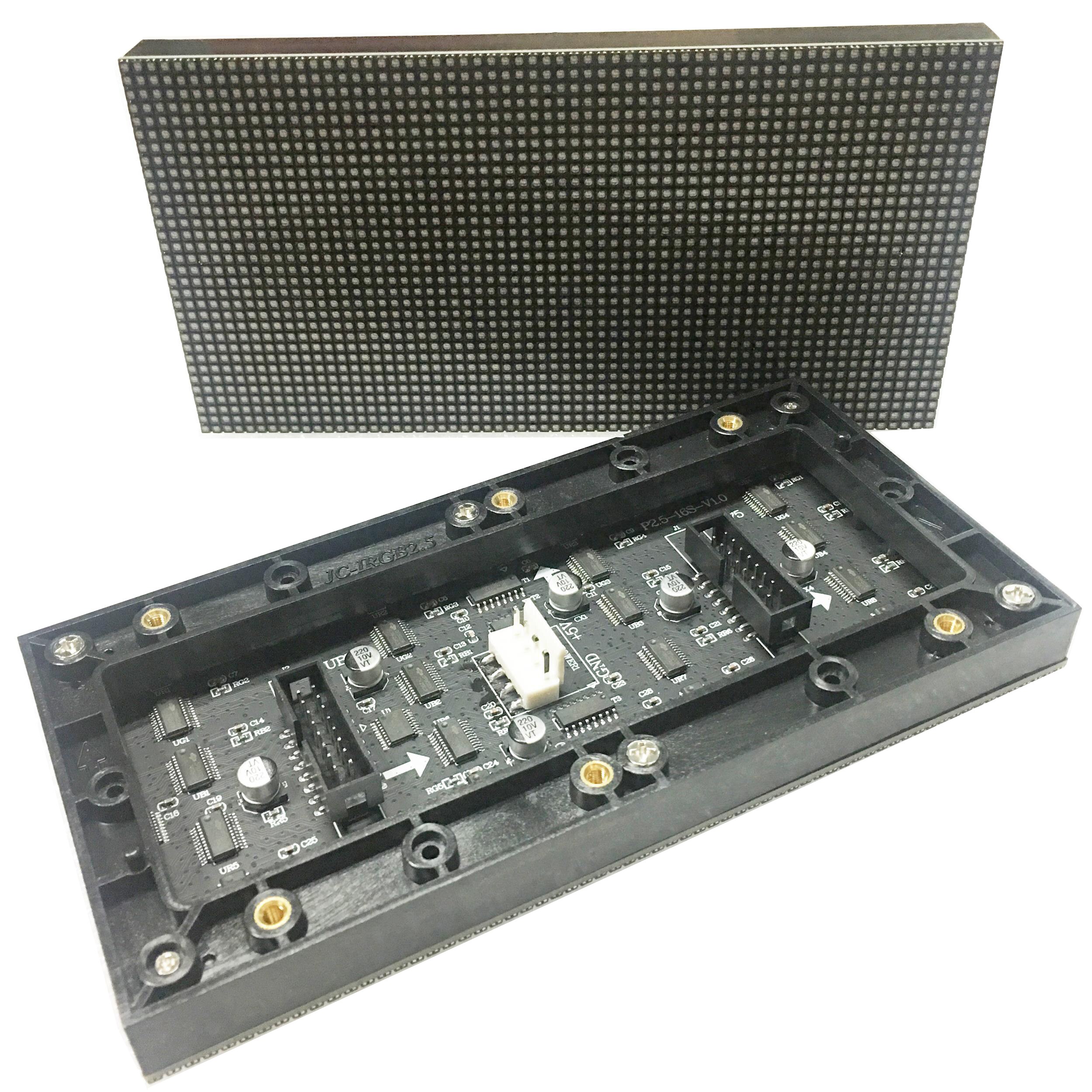 p2.5 led matrix module high brightness full color rgb diy led sign components module