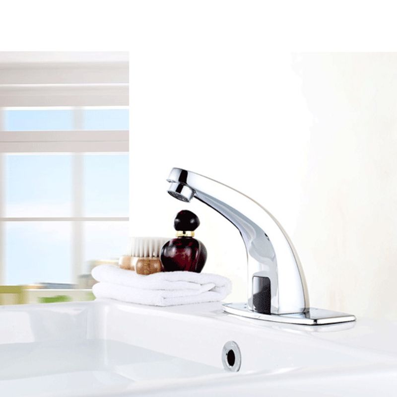 1 einstellen Infrarot Sensor Wasserhahn Automatische Touchless Waschbecken Sensor Armaturen Induktive Wasserhahn Küche Badezimmer Deck Montiert Wasserhähne