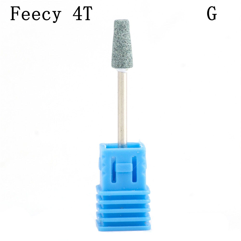 Boule caoutchouc ongles forets pierre céramique fraisage corindon coupeurs brosse électrique Machine rotative vernis manucure outils fefairy 4T: Feecy 4T G