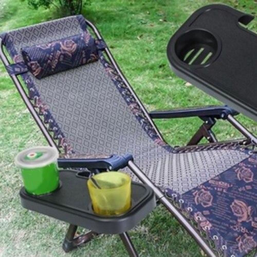 Draagbare Vouwen Stoel Side Tray Casual Voor Drinken Camping Picknick Outdoor Strand Tuin ZJ55