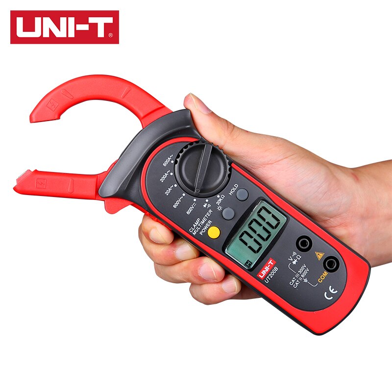 UNI-T UT200A/UT200B Digital Clamp Meter LCD backlight with 1999 readings manual range Over-range prompt Data retention