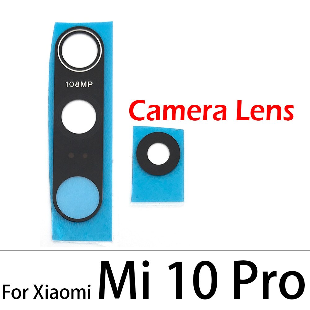 Back Rear Camera Glass Lens Circle Cover With Adhensive For Xiaomi Mi 10 Pro Mi10: Mi10 ProSingle