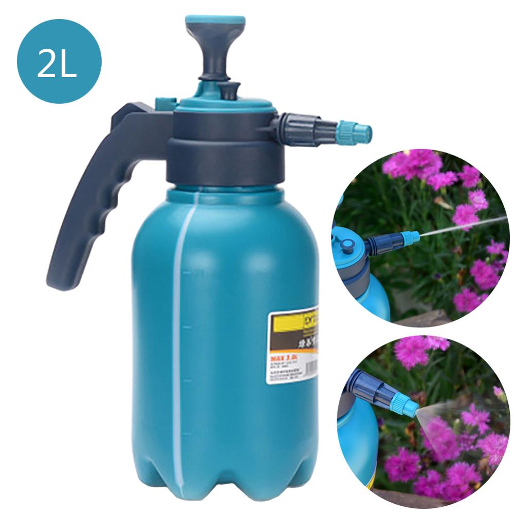 PULVERIZADOR portátil a presión para jardín, botella de pulverización de 2L, hervidor de agua para plantas y flores, regadera presurizada, herramientas de jardinería,