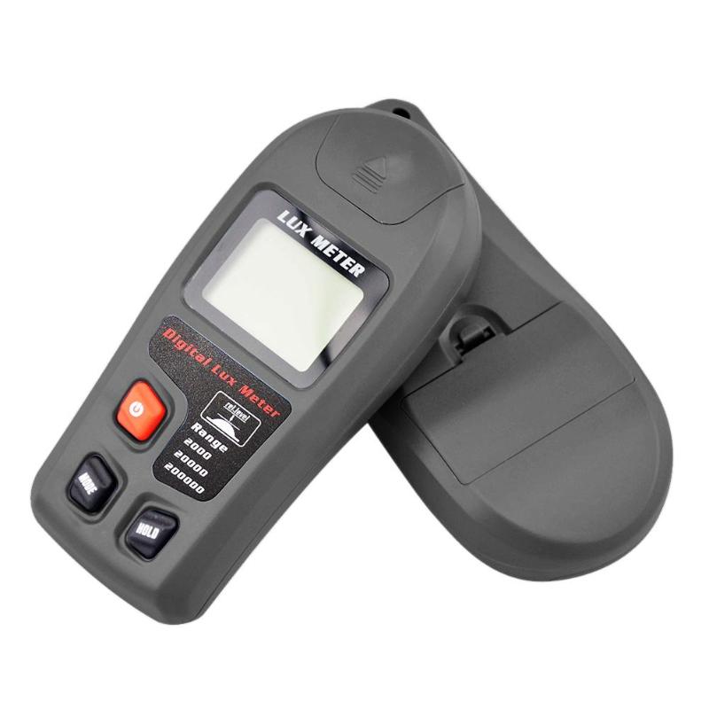 Digitalt luxmeter højt præcist digitalt målerinstrument for lysintensitet