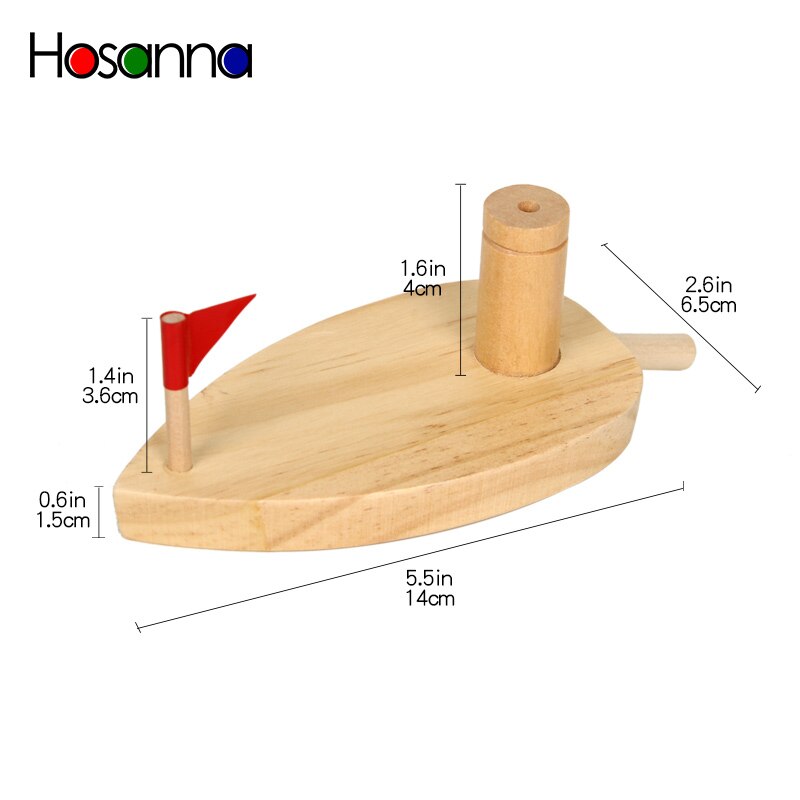 Jouets de bain en bois pour enfants, bateau à moteur, apprentissage scientifique, classique, éducatif, développement précoce