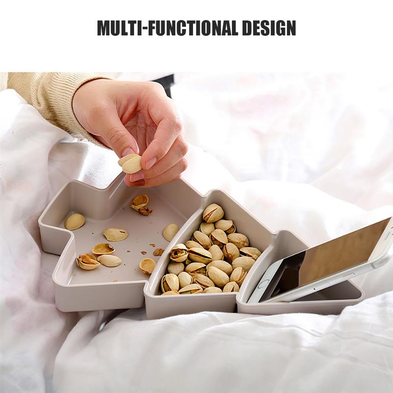 Christmas Tree Shape Candy Snacks Nuts Seeds Dry Fruits Plastic Plates Dishes Bowl Breakfast Tray Home Kitchen Supplies