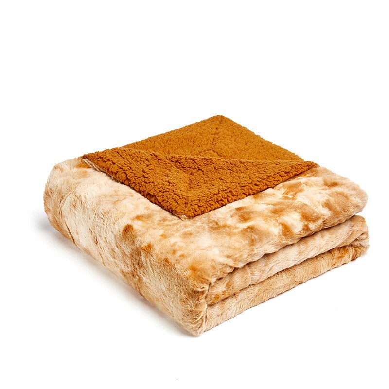 Regenbogen Flanell Decke Flugzeuge Sofa Verwenden Büro freundlicher Decke Super Weiche Handtuch Reise Vlies Gittergewebe Tragbare Auto Abdeckung Decke: Gelb