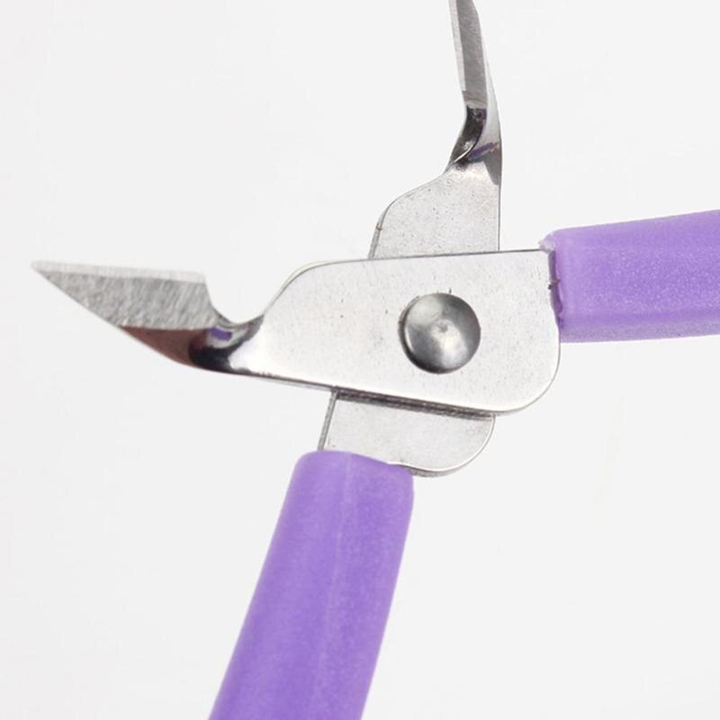 Nail Dead Skin Pliers Scissors Plastic Handle Cuticle Nippers Clipper Nail Clipper Useful Manicure Tool