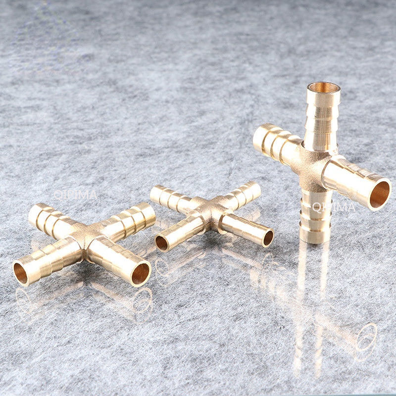 4/5/6/8/10/12/16/19mm Right Angle 90 Degrees Copper Elbow Hose Connector