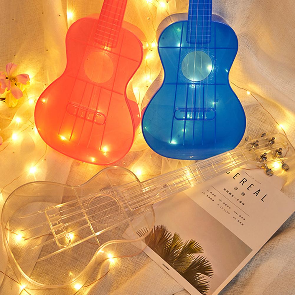 23 tommer gennemsigtig ukulele vandtæt udendørs hawaiiansk lille guitar ukulele musikinstrument guitar ukelele