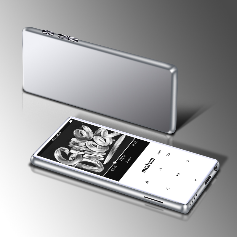 MAHDI Bluetooth 4.1 touch screen Metal MP3 player Bulit-in Speaker with FM radio recording Portable Slim Lossless Sound walkman
