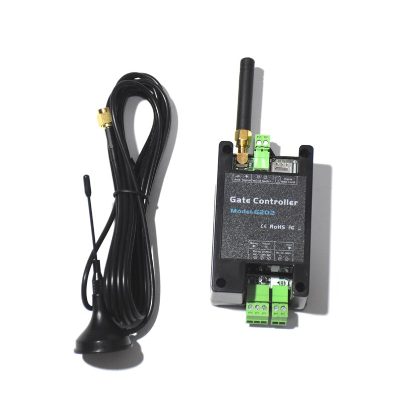 Abridor de puerta corredera para garaje, interruptor de relé con Control remoto de acceso inalámbrico, con llamada gratis, GSM, 200 usuarios: 3G long ANT