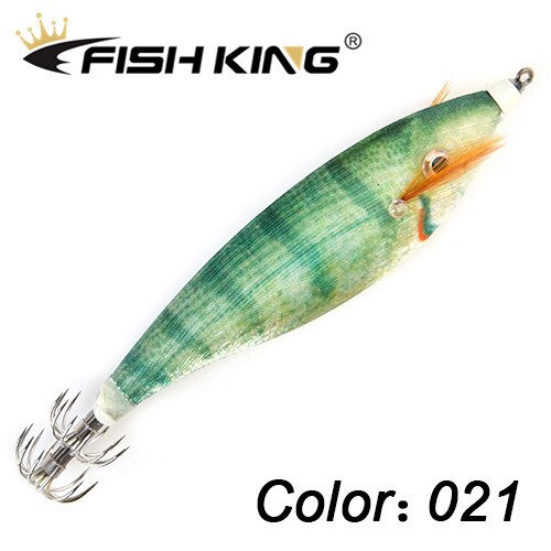 Fiske drag bläckfisk krok 9cm 16g självlysande wobblers jigging ocean bläckfisk bläckfisk trä räkor hårda beten 3d ögon jiggar: 021