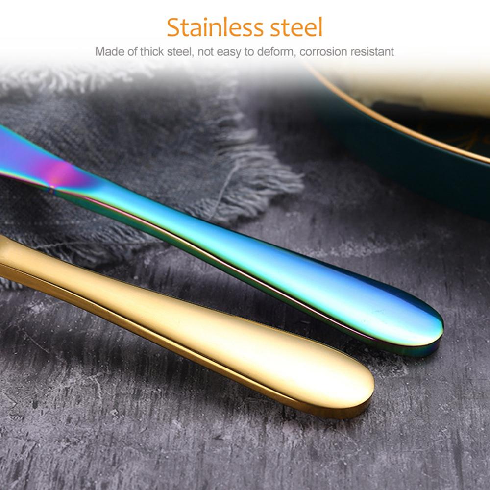 4 stk 304 smørstrøkniv i rustfritt stål skjærer krøller smørkniv med tagget kant