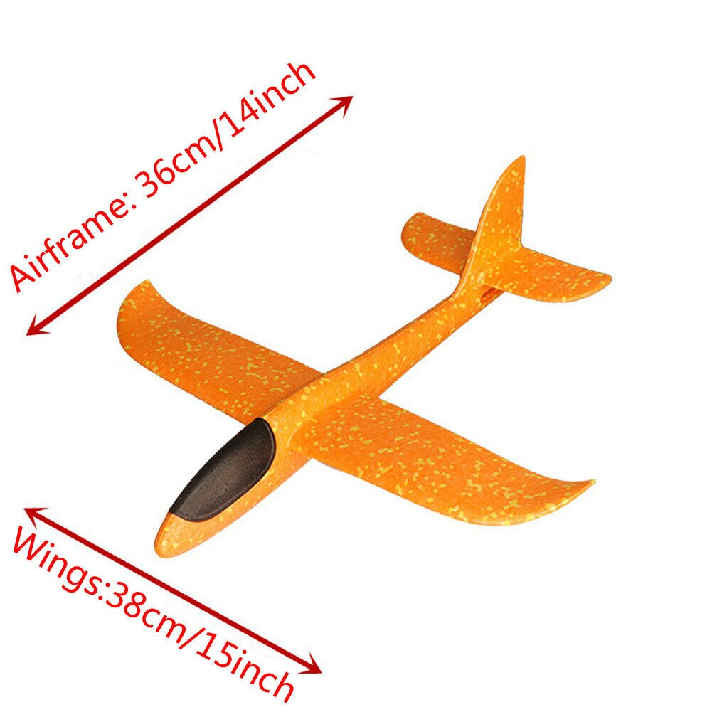 Avion à lancer à la main en mousse Epp 14*15 pouces, lancement en extérieur, planeur, jouet pour enfants,