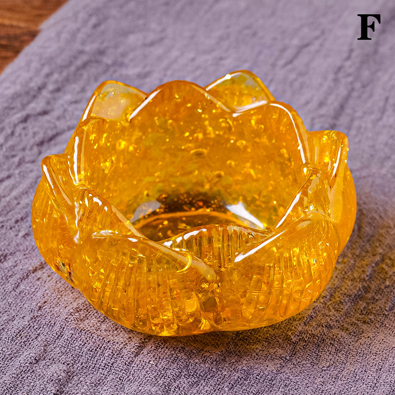 1 ensemble de porte-encens en résine de cristal, brûleur de fleurs, collecteur de cendres, ensemble pour méditations et esthétiques à la maison: Gris clair