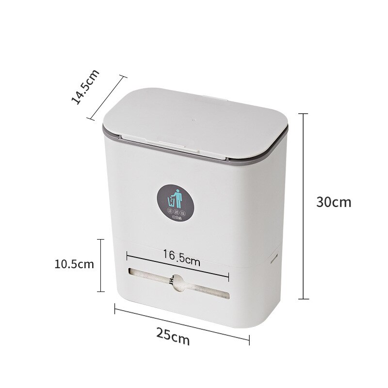 Wall Mount Household Tissue Box Desktop Napkin Organizer Towel Paper Storage Kitchen Hanging Tissue Container Wet Wipe Dispenser: 3