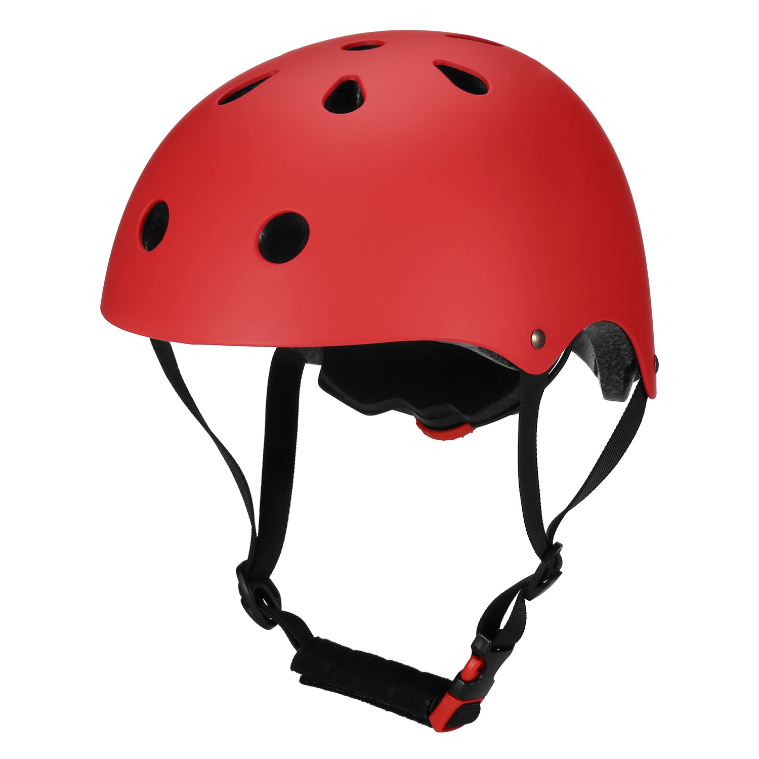 Bicycle Helmet Multi-Sports Safety Helmet for Kids/Teenagers/Adults Cycling Skating Skateboarding Scooter helmet light: Red / 55 - 57cm