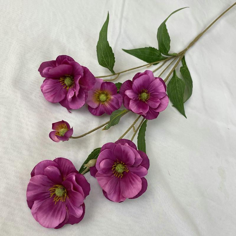 Kunstmatige Vlinder Tak Roze Blauw Zijden Nep Bloemen Thuis Woonkamer Bloemstuk Simulatie Viooltje Bloemen Decoratie: Goud