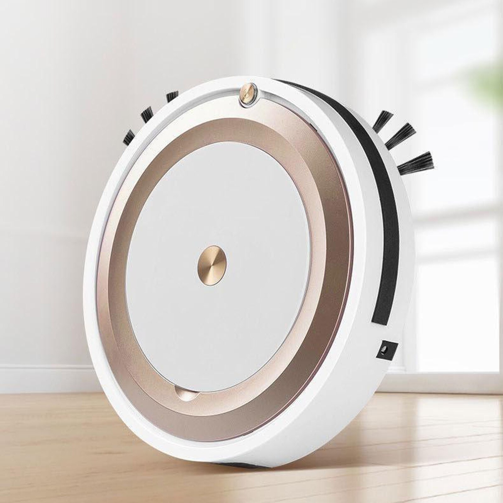 App Remote Control Robot Vacuum Cleaner Mini Floor Cleaning Sweeper Machine USB: Golden