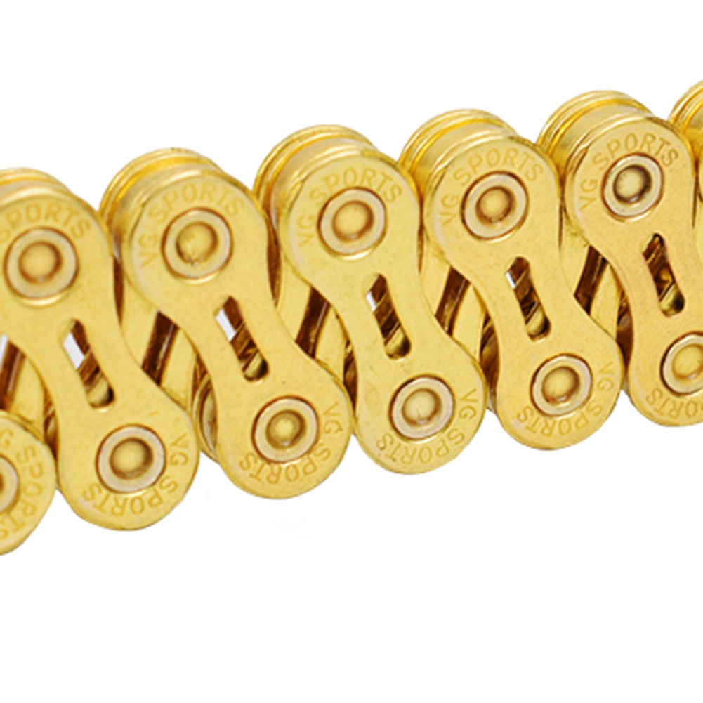 Vg sport cykelkedja 6 7 8 9 10 11 speed 8s 9s 10s 11s velocidade titanium regnbåge guld mtb mountain road cykelkedjor delar