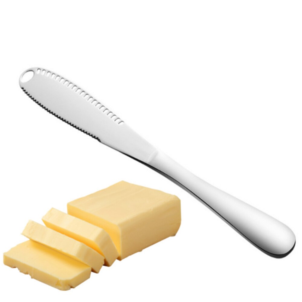 Multifunction Safe Cheese Knives Stainless Steel Butter Cutter Cheese Jam Spreader Cream Cutter Utensil Cutlery Dessert Toast