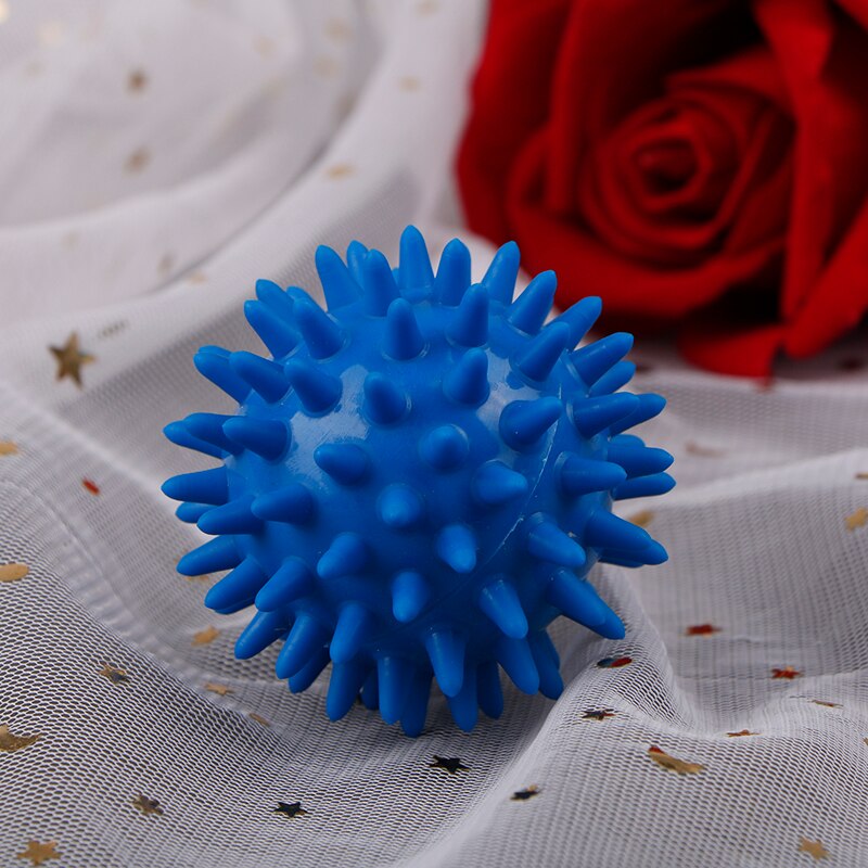 Full Body Spiky Massage Bal Hard Stress Bal 6Cm Voor Fitness Sport Oefening Egel Sensorische Training Grip De Bal: Blue