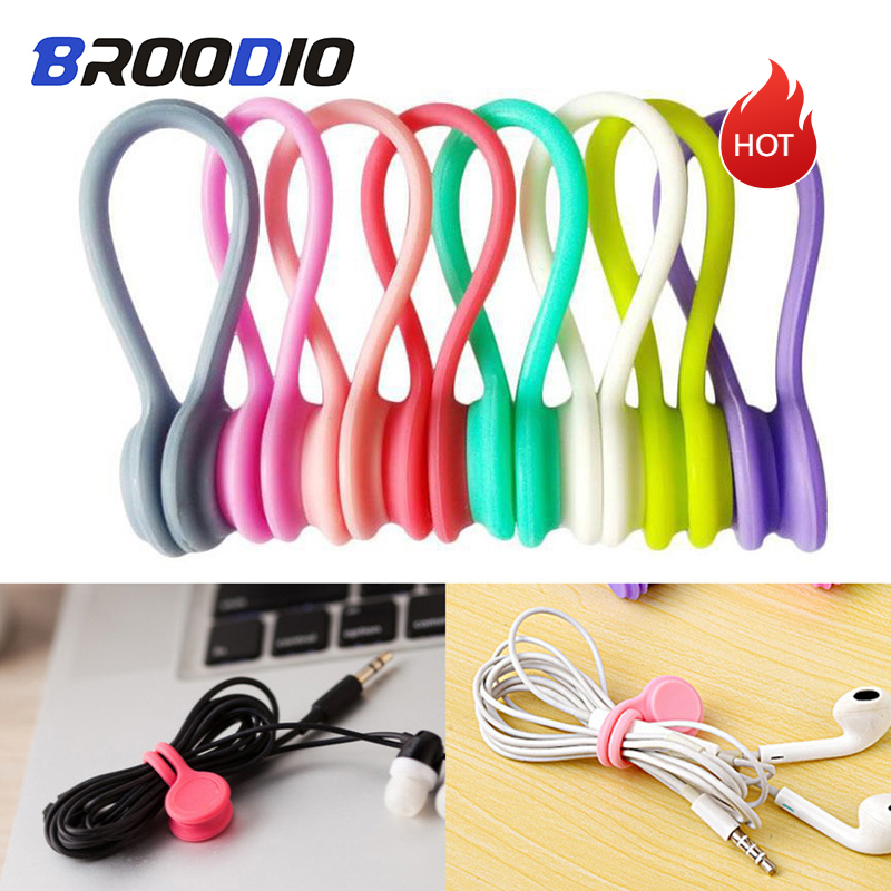 Silicone Case For Cable Protection From Fracture Magnetic Cable Cover Winder Organizer Cord Holder Charging protection For Wire