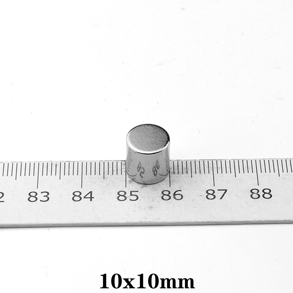 5/10/20/30/50/60 stuks 10 x 10 mm zeldzame aarde magneten dia 10 x 10mm ronde schijfmagneet 10 mm x 10mm permanente neodymium magneet 10*10