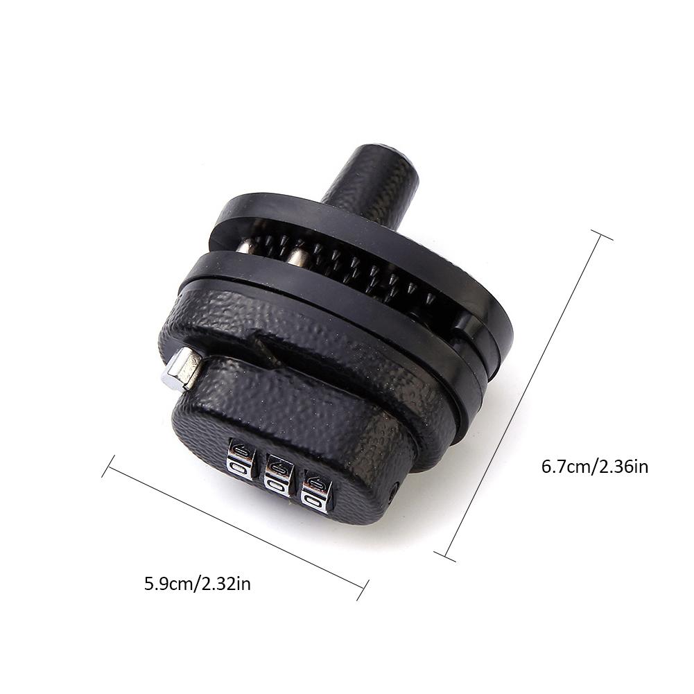 Bicycle Cycling Anti-theft Security Lock Bike Cycling durable Safety bicycle Universal Mountain Bike Lock Black Password Key