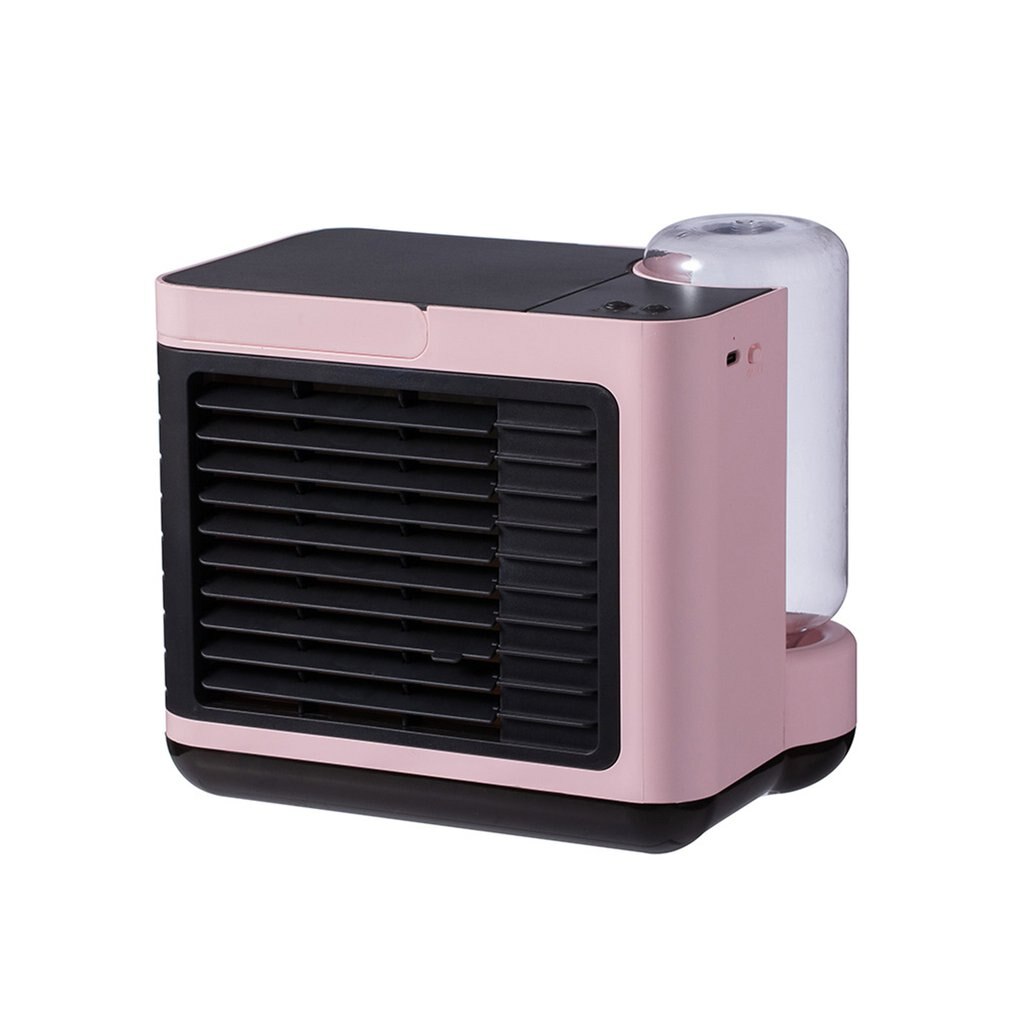 Usb Rechargeable Negative Ion Air Conditioning Fan Three Gear Wind Speed Low Noise Small Mini Water Cooling Fan