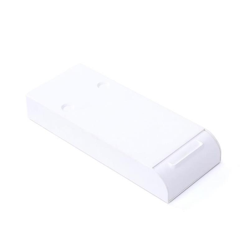 Desk Verborgen Lade Opbergdoos Pasta Soort Desktop Afwerking Doos Potlood Briefpapier Magazijnstelling Make Storage Box: White