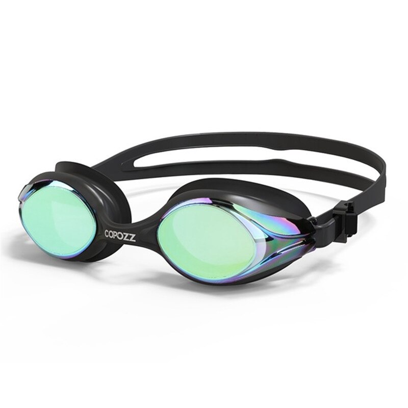 Copozz Professionele Zwembril Anti Fog Lek Uv-bescherming Swim Eyewear Verstelbare Volwassen Zwembril Mannen Vrouwen Eyewear: Goud