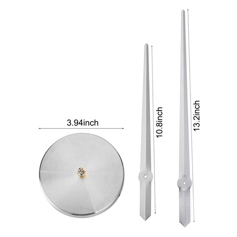 Large 3D Frameless Wall Clock Stickers DIY Wall Decoration Wall Clock for Living Room Bedroom